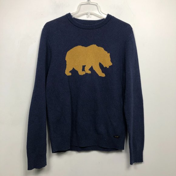 Lucky Brand Other - Lucky Brand California Bear Blue Sweater Pullover
